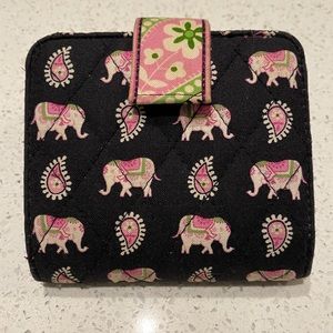 Vera Bradley Pink Elephant Wallet